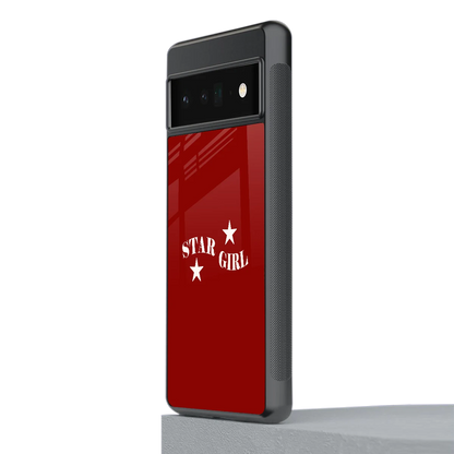 Star Girl stylish phone case for google pixel 6 pro | glossy glass and slim fit