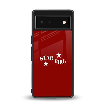 Star Girl back phone cover | glass case for google pixel 6