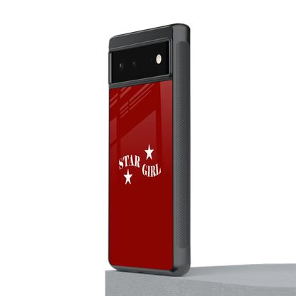 Star Girl stylish phone case for google pixel 6 | glossy glass and slim fit