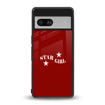Star Girl back phone cover | glass case for google pixel 7a