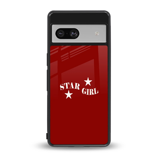 Star Girl back phone cover | glass case for google pixel 7