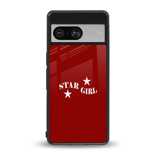 Star Girl back phone cover | glass case for google pixel 8