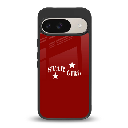 Star Girl back phone cover | glass case for google pixel 9
