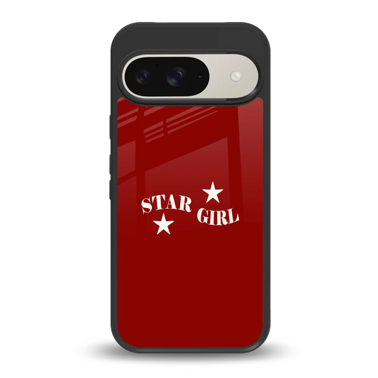 Star Girl back phone cover | glass case for google pixel 9