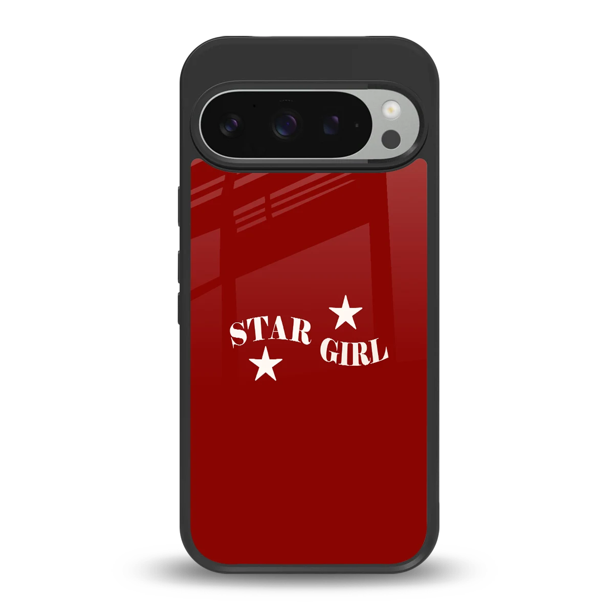 Star Girl back phone cover | glass case for google pixel 9 pro xl
