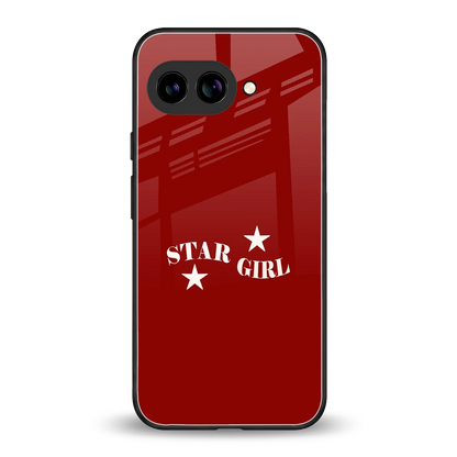 Star Girl back phone cover | glass case for google pixel 10a