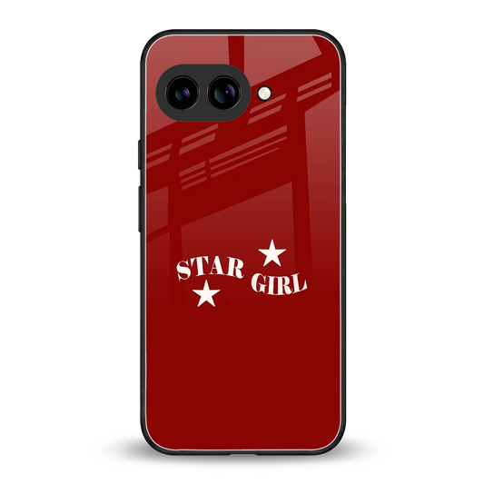 Star Girl back phone cover | glass case for google pixel 10a