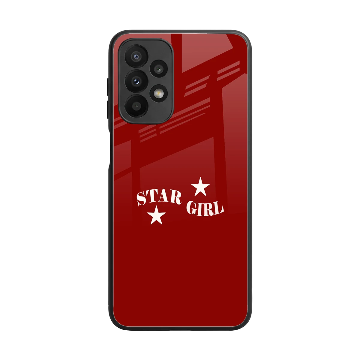 Star Girl back phone cover | glass case for samsung galaxy a23