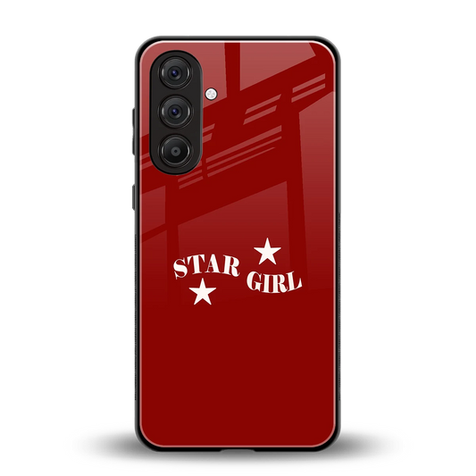 Star Girl back phone cover | glass case for samsung galaxy m36 5g