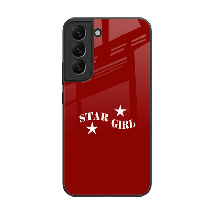 Star Girl back phone cover | glass case for samsung galaxy s22