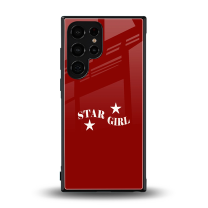 Star Girl back phone cover | glass case for samsung galaxy s24 ultra