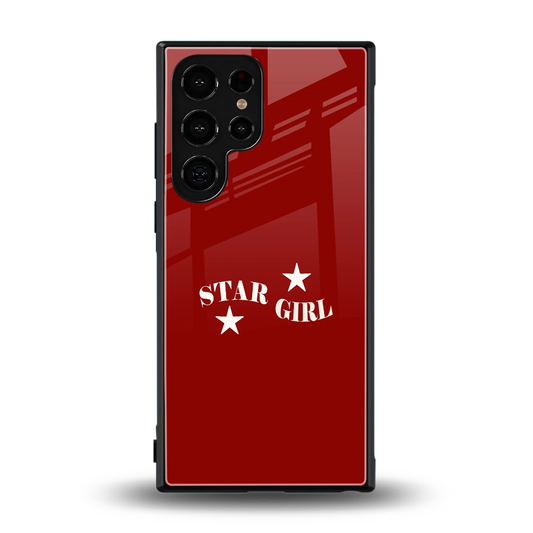 Star Girl back phone cover | glass case for samsung galaxy s24 ultra