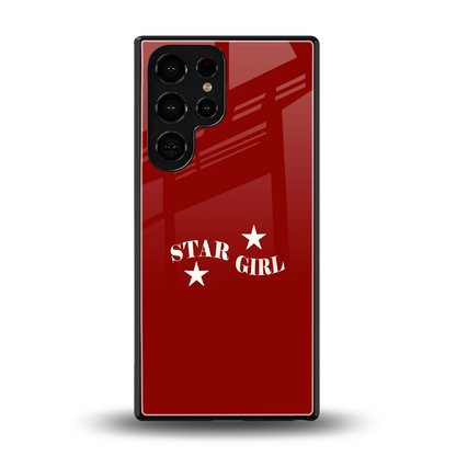 Star Girl back phone cover | glass case for samsung galaxy s25 ultra