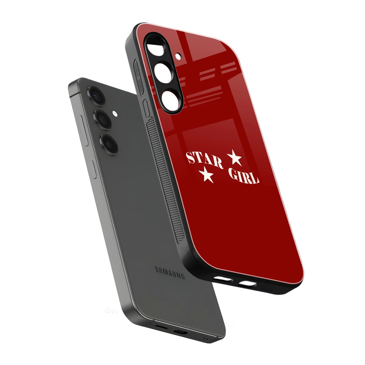 Star Girl sleek samsung galaxy s25 fe cover with tempered glass back and TPU edges