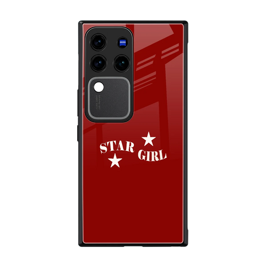 Star Girl back phone cover | glass case forvivo v30 pro