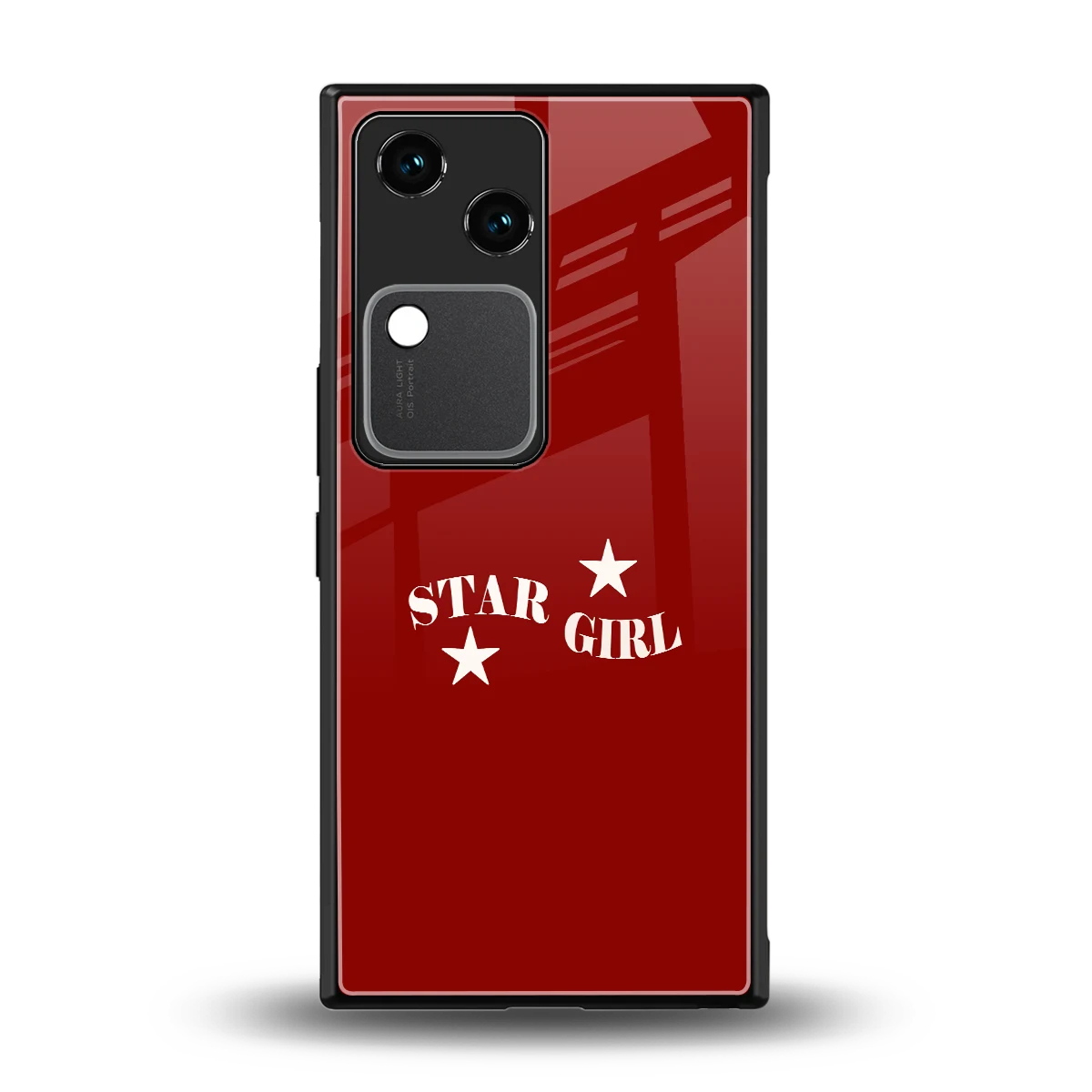 Star Girl back phone cover | glass case for vivo v30
