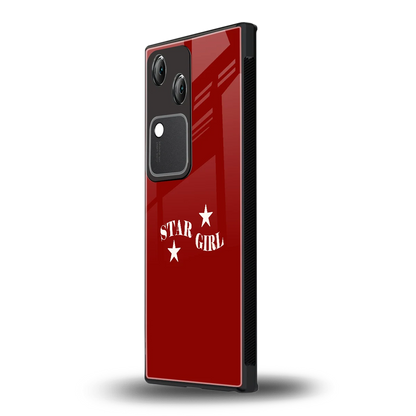 Star Girl vivo v30 mobile cover | shockproof glass phone case