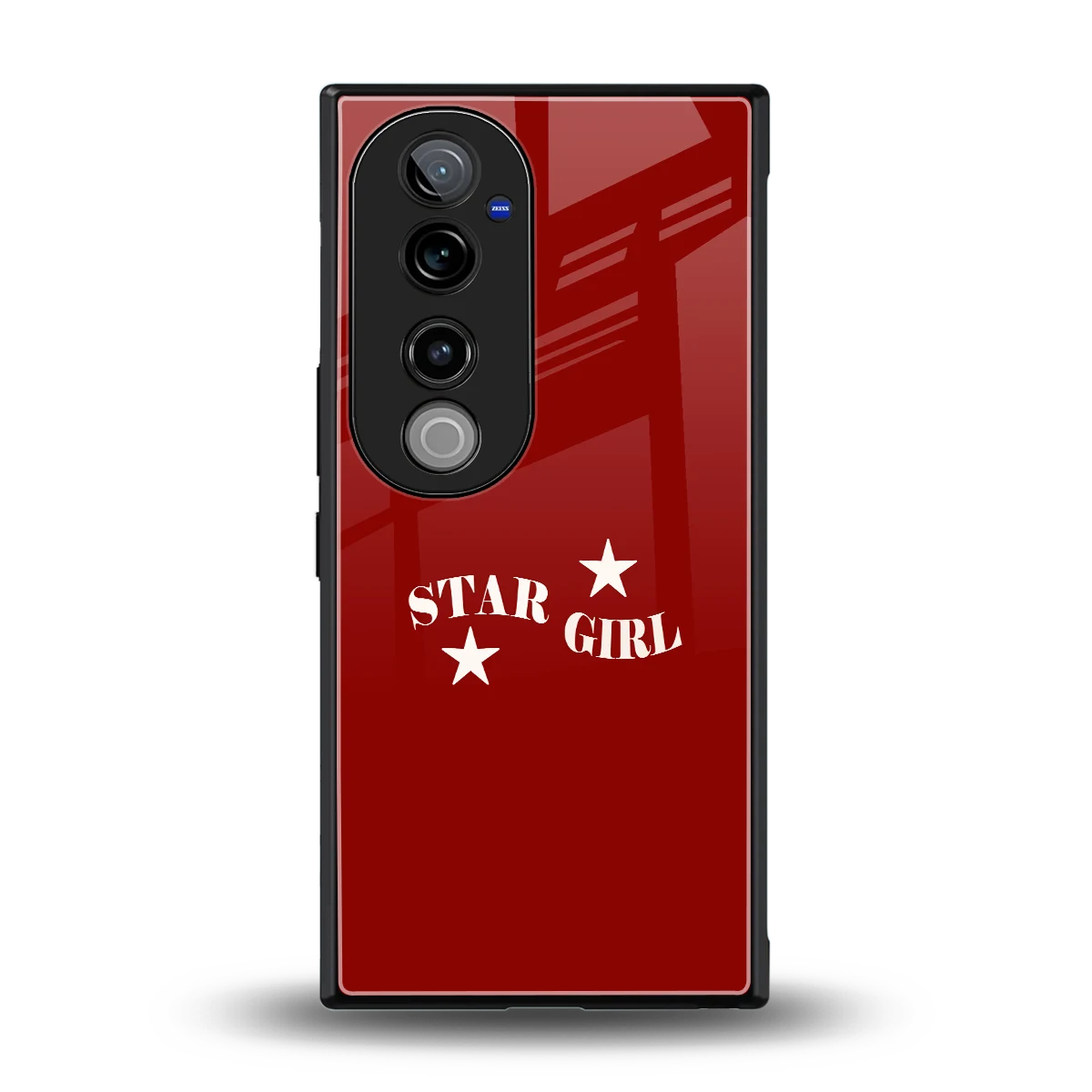 Star Girl back phone cover | glass case for vivo v40 pro