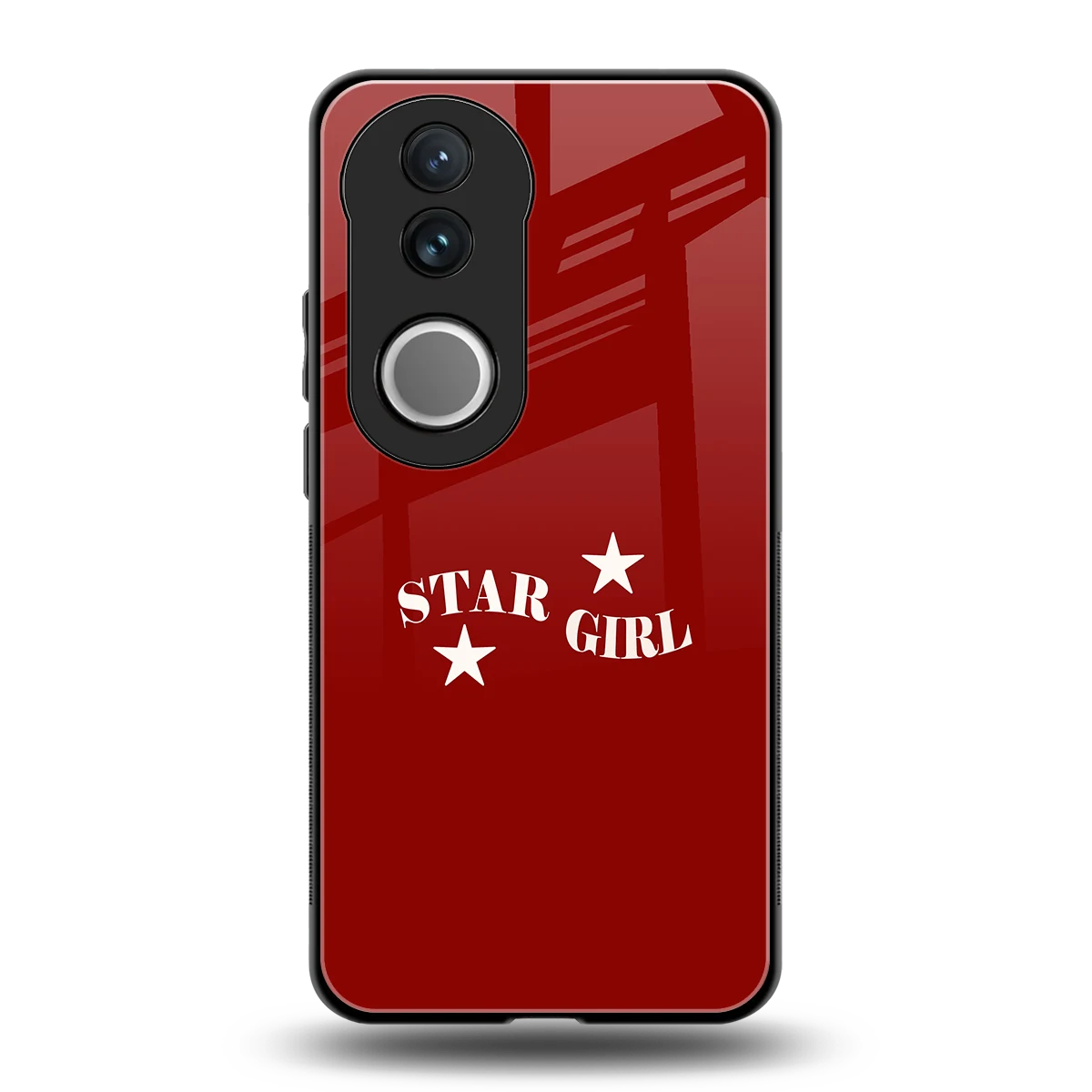 Star Girl back phone cover | glass case for vivo v50