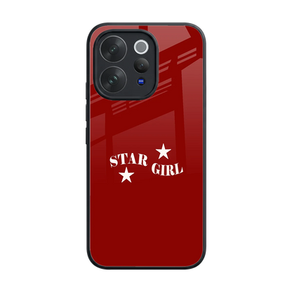Star Girl back phone cover | glass case for vivo v70