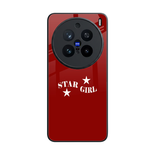 Star Girl back phone cover | glass case for vivo x200 pro