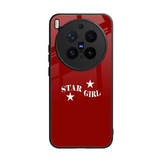 Star Girl back phone cover | glass case for vivo x300 pro