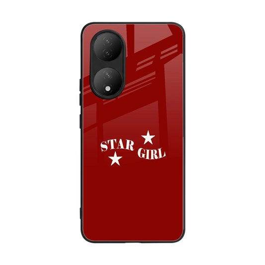 Star Girl back phone cover | glass case for Vivo-y100