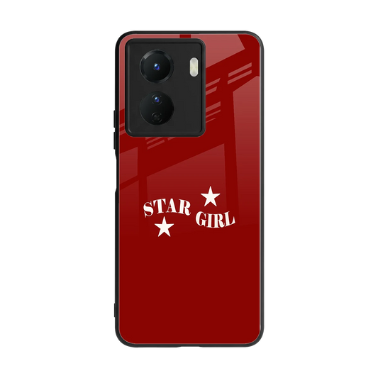 Star Girl back phone cover | glass case for vivo y16