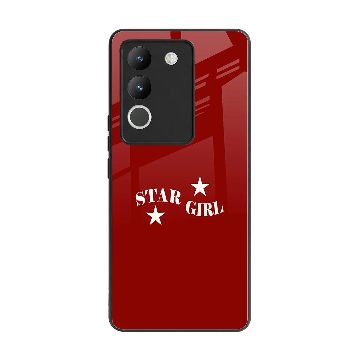 Star Girl back phone cover | glass case for vivo y200 5g
