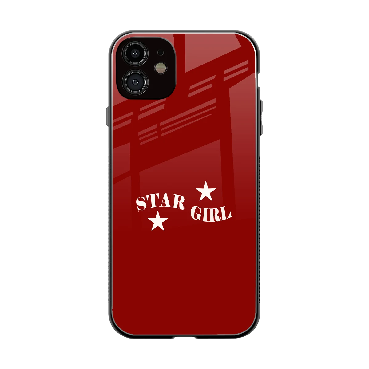 Star Girl back phone cover | glass case for iphone 12