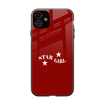 Star Girl back phone cover | glass case for iphone 12