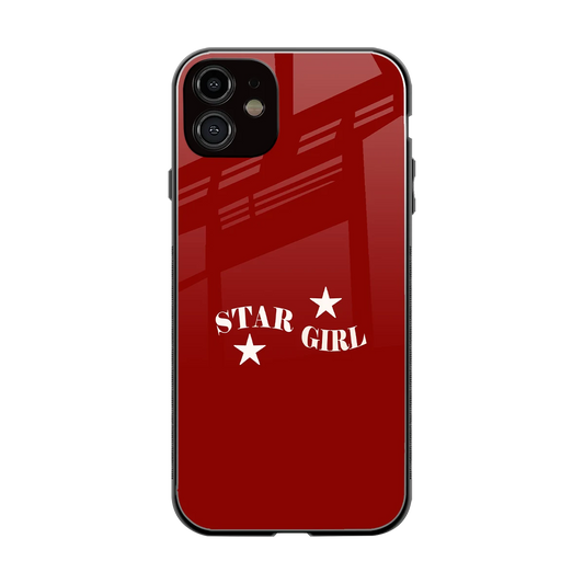 Star Girl back phone cover | glass case for iphone 12