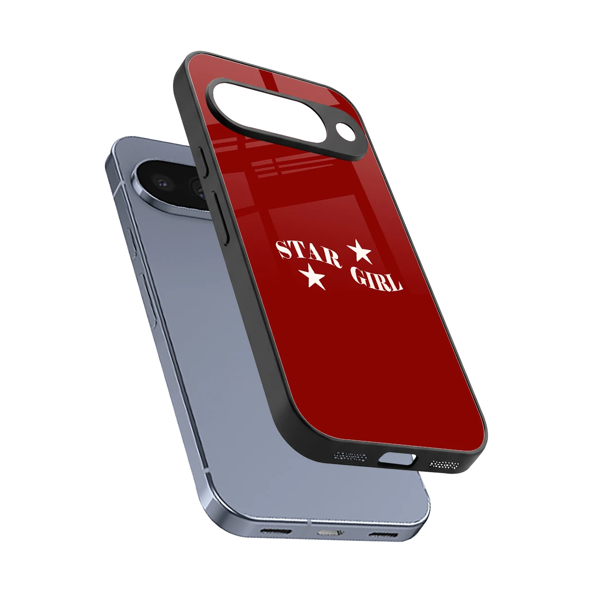 Star Girl sleek google pixel 10 cover with tempered glass back and TPU edges