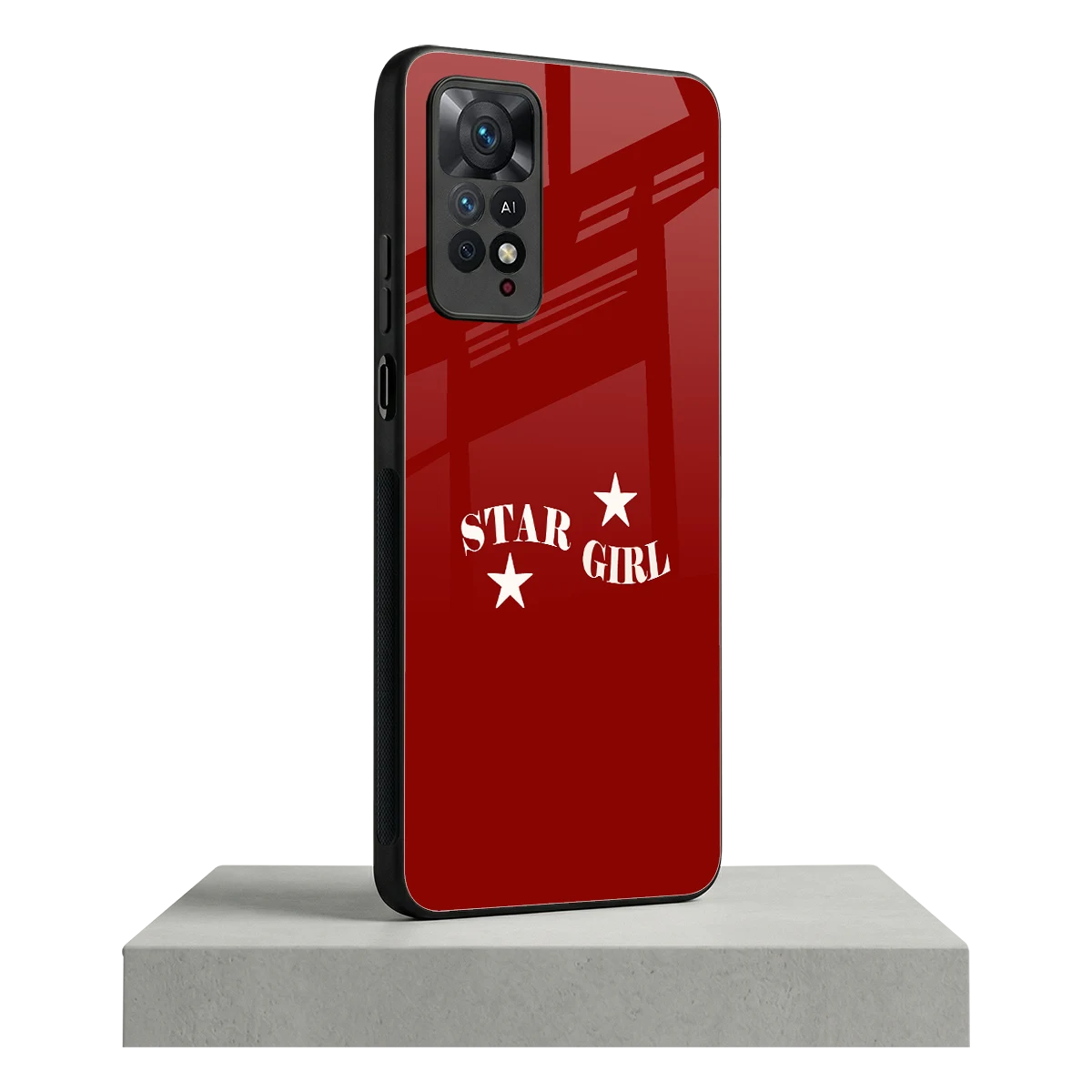 Star Girl redmi note 11 pro mobile cover | shockproof glass phone case