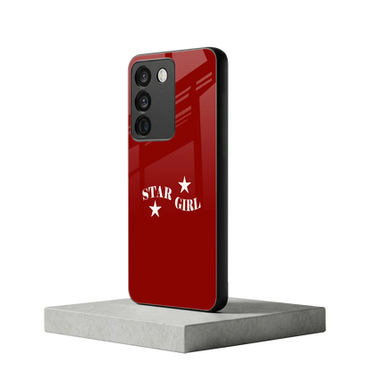Star Girl vivo y200 5g mobile cover | shockproof glass phone case