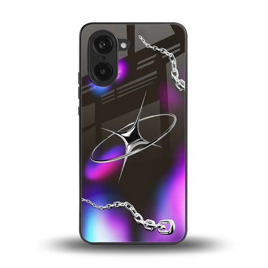 Star Luxe back phone cover | glass case for oneplus nord ce5 5g