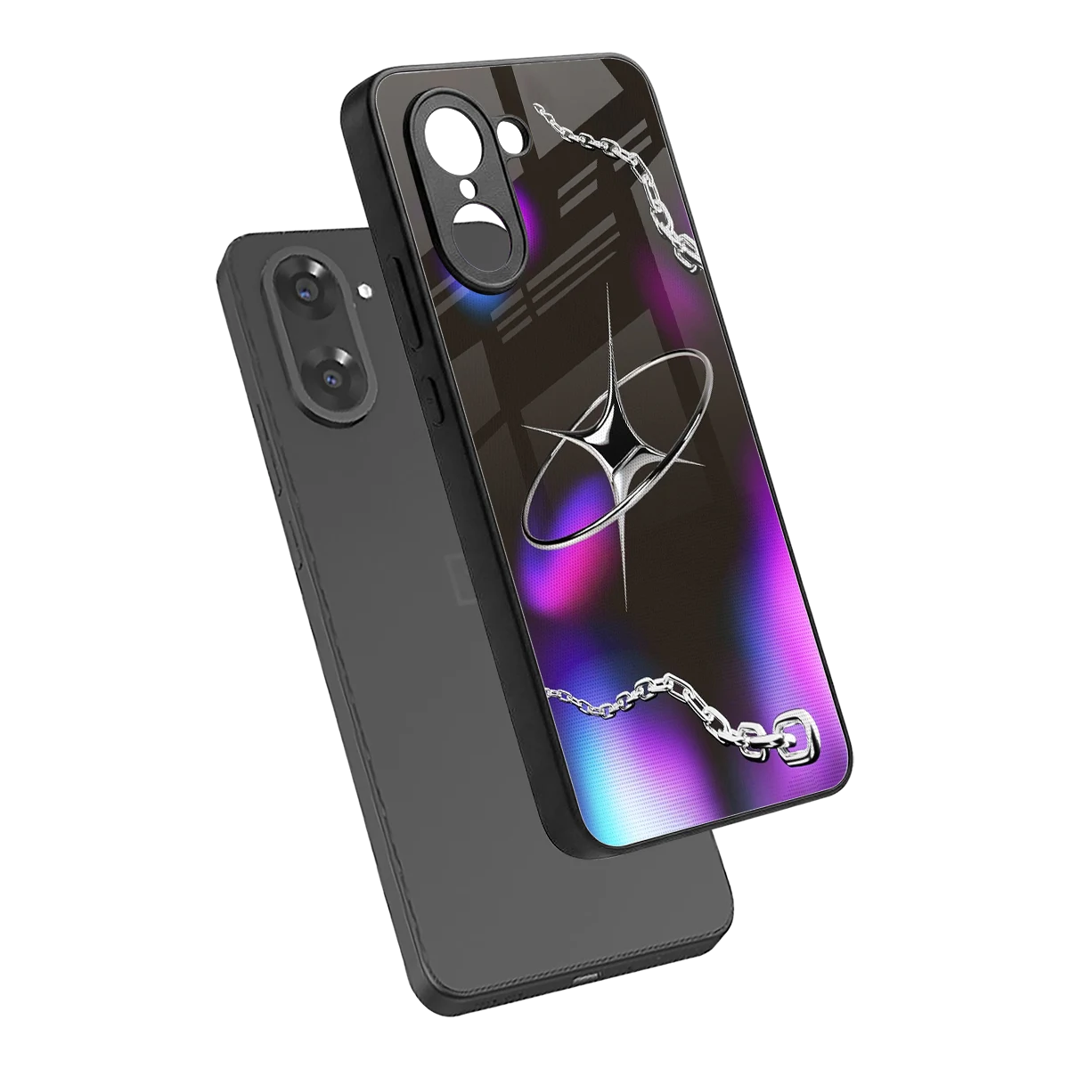Star Luxe sleek oneplus nord ce5 5g cover with tempered glass back and TPU edges