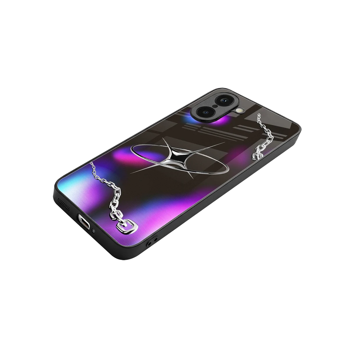 Star Luxe stylish phone case for oneplus nord ce5 5g | glossy glass and slim fit