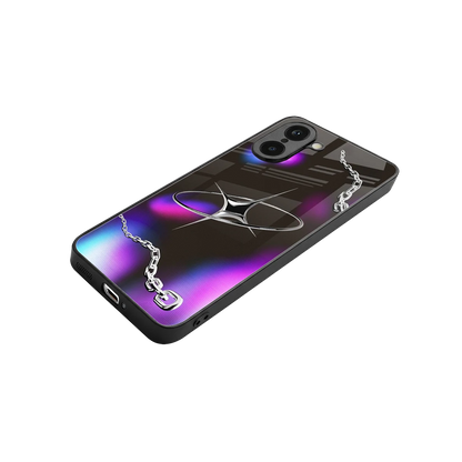 Star Luxe stylish phone case for oneplus nord ce5 5g | glossy glass and slim fit