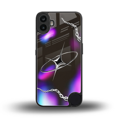 Star Luxe back phone cover | glass case for cmf nothing phone 1
