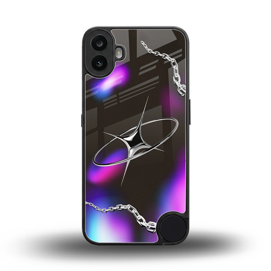 Star Luxe back phone cover | glass case for cmf nothing phone 1