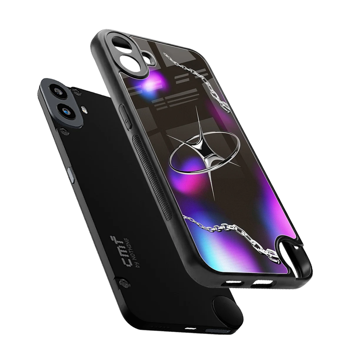 Star Luxe sleek cmf nothing phone 1 cover with tempered glass back and TPU edges
