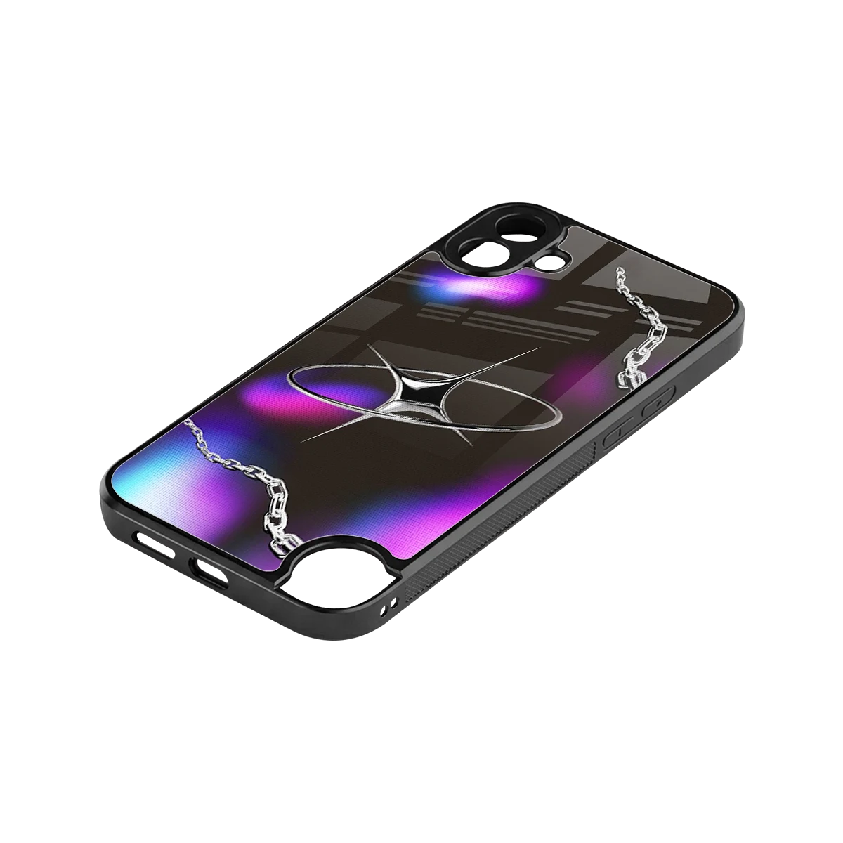 Star Luxe stylish phone case for cmf nothing phone 1 | glossy glass and slim fit
