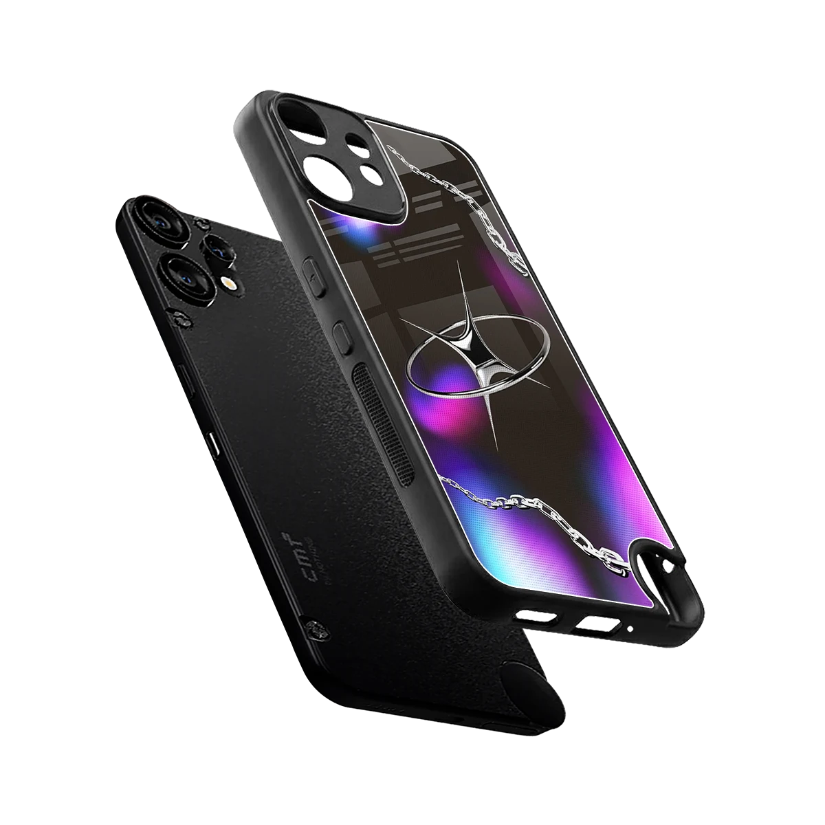 Star Luxe sleek cmf nothing phone 2 pro cover with tempered glass back and TPU edges