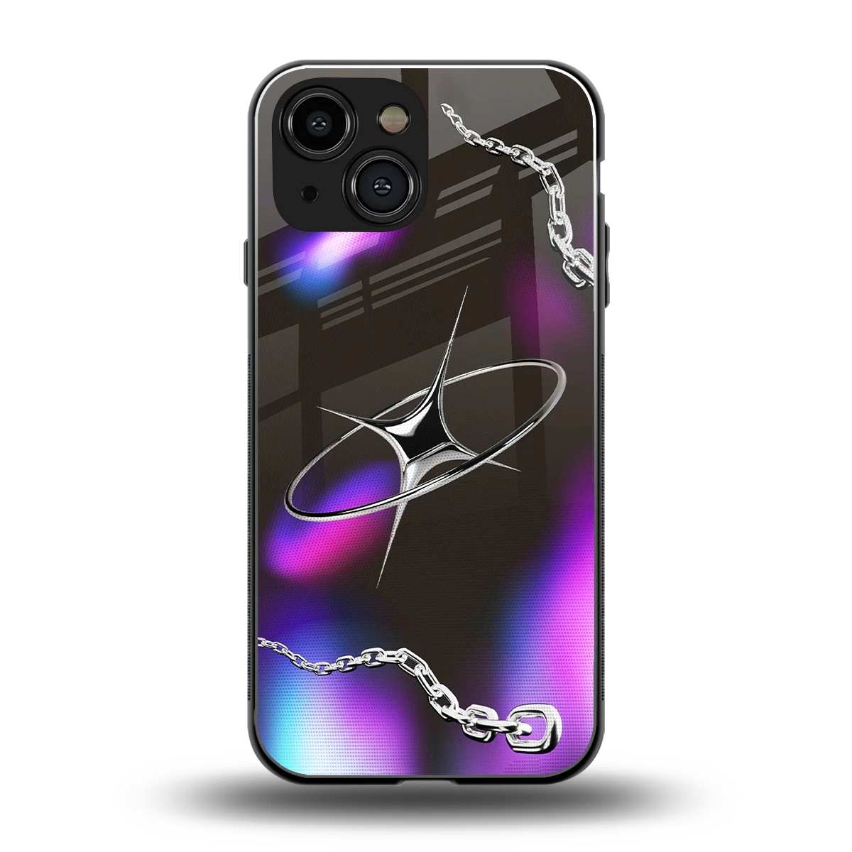 Star Luxe back phone cover | glass case for iphone 12 mini