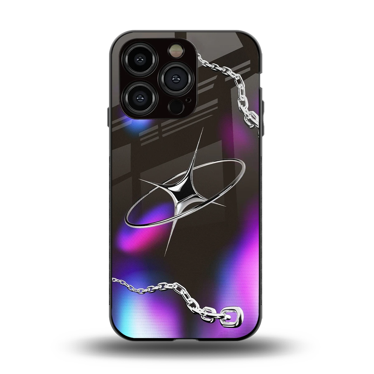 Star Luxe back phone cover | glass case for iphone 13 pro