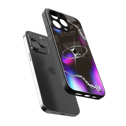 Star Luxe sleek iphone 13 pro cover with tempered glass back and TPU edges