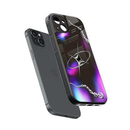 Star Luxe sleek iphone 14 plus cover with tempered glass back and TPU edges