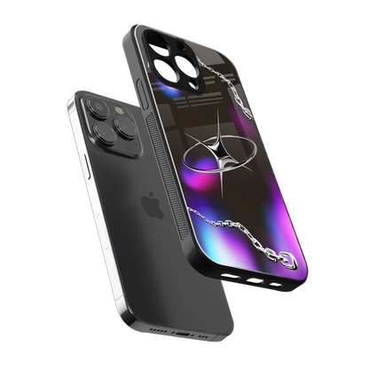 Star Luxe sleek iphone 15 pro max cover with tempered glass back and TPU edges