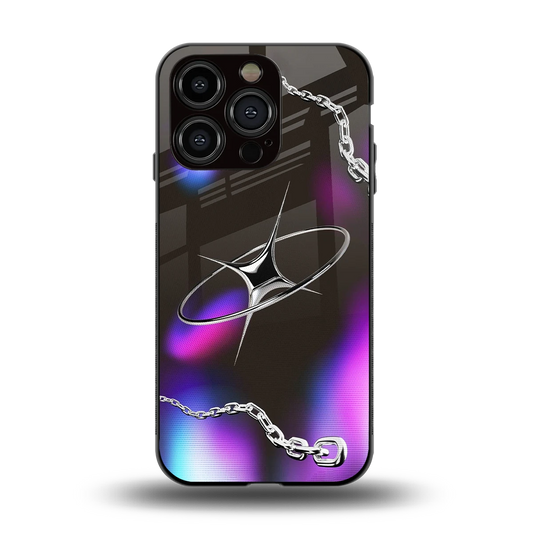 Star Luxe back phone cover | glass case for iphone 15 pro